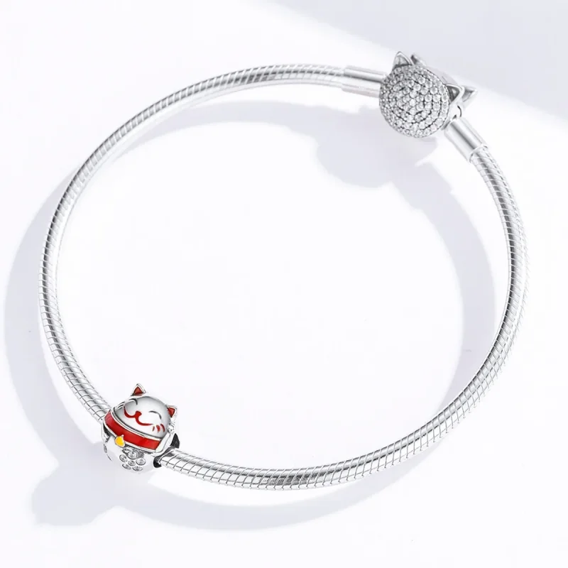 (immagine per) Charm tipo Pandora Maneki Neko - SCC1374 - Visualizza 3