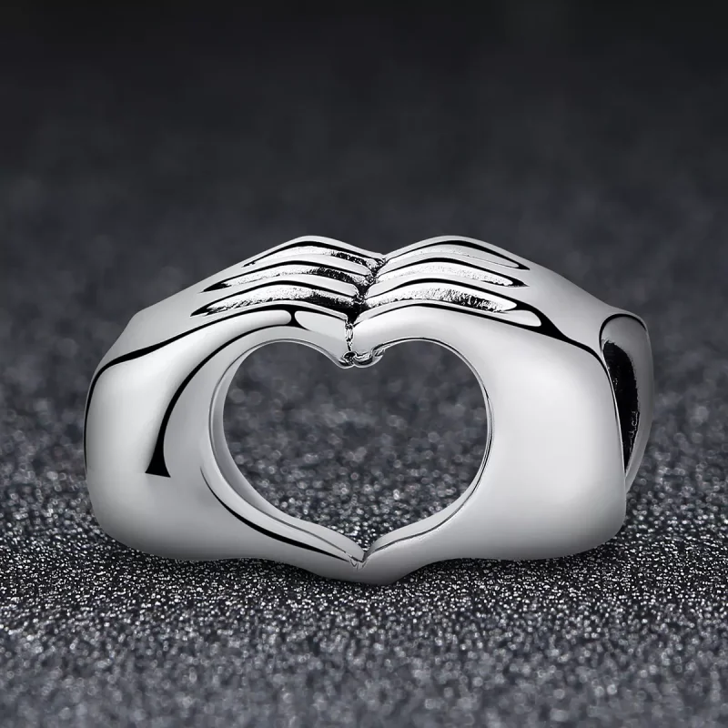 (immagine per) Charm tipo Pandora Mani con amore - SCC125 - Visualizza 5