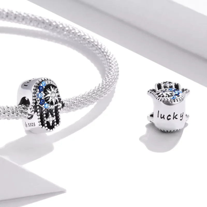 (immagine per) Charm tipo Pandora Mano fortunata - BSC440 - Visualizza 4