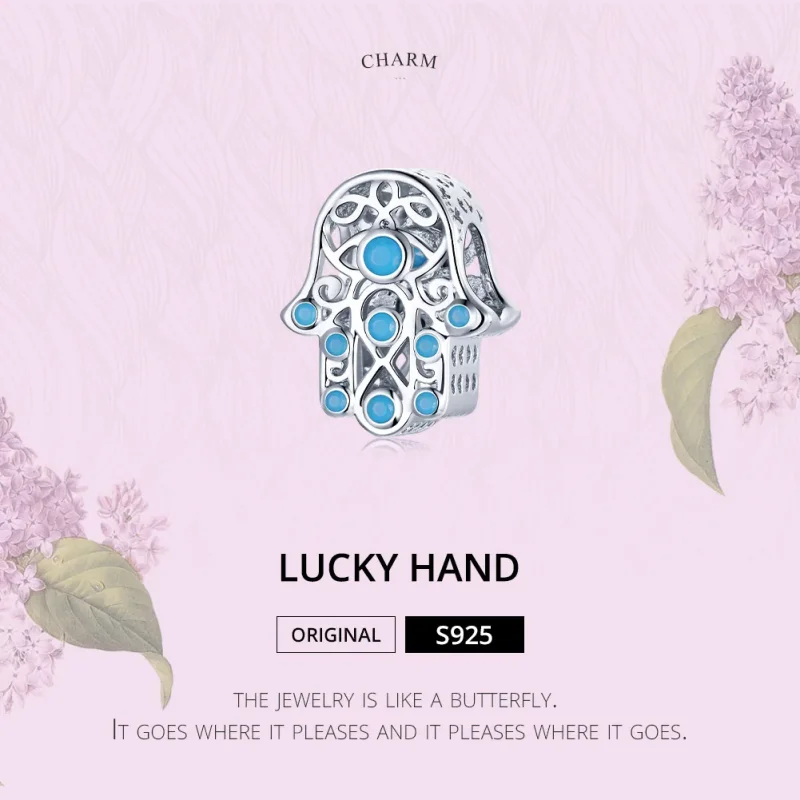 (immagine per) Charm tipo Pandora Mano fortunata - SCC1757 - Visualizza 6