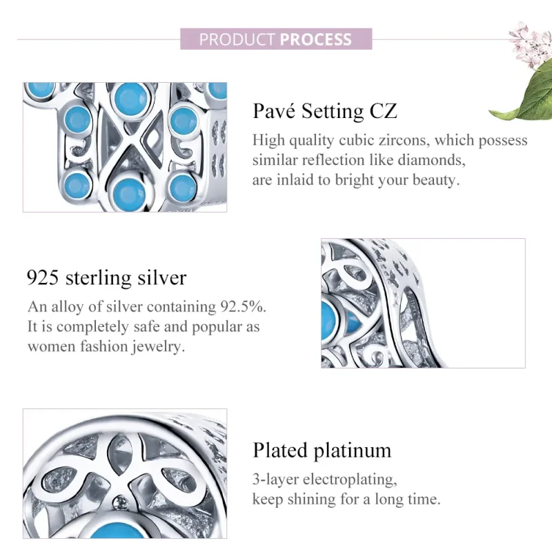 (immagine per) Charm tipo Pandora Mano fortunata - SCC1757 - Visualizza 8