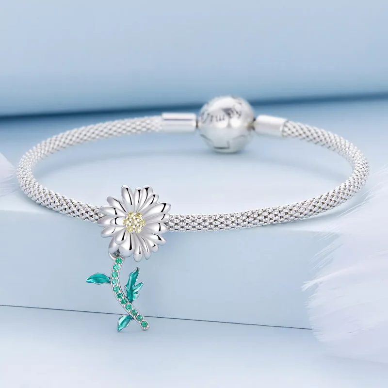 (immagine per) Charm tipo Pandora Margherita - BSC648 - Visualizza 3