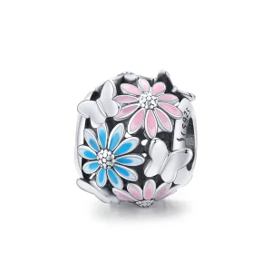 (immagine per) Charm tipo Pandora Margherite luminose - SCC1837