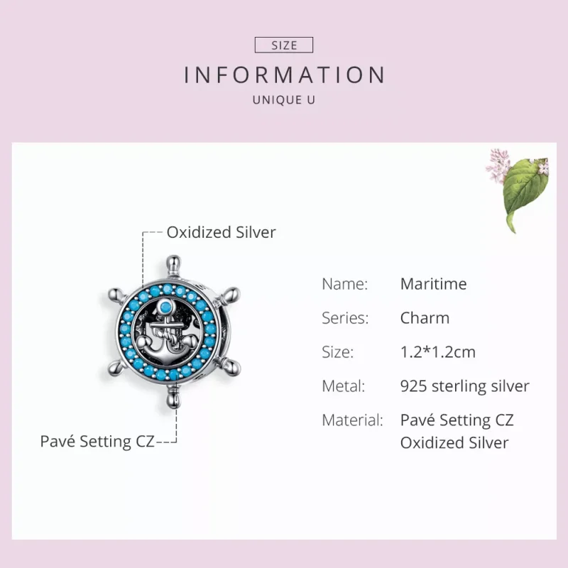 (immagine per) Charm tipo Pandora Marittimo - SCC1200 - Visualizza 3