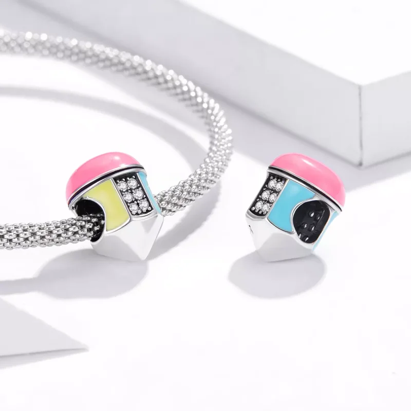 (immagine per) Charm tipo Pandora Matite colorate - SCC1760 - Visualizza 4