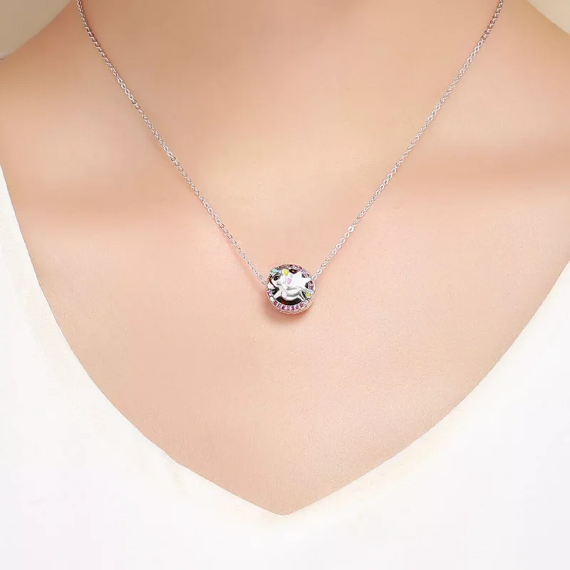 (immagine per) Charm tipo Pandora Memoria dell'unicorno - SCC848 - Visualizza 5