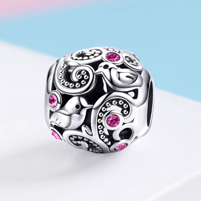 (immagine per) Charm tipo Pandora Messaggero d'amore - SCC1014 - Visualizza 2