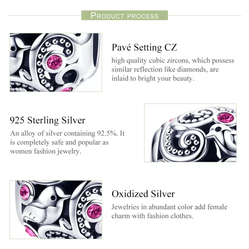 (immagine per) Charm tipo Pandora Messaggero d'amore - SCC1014 - Visualizza 6