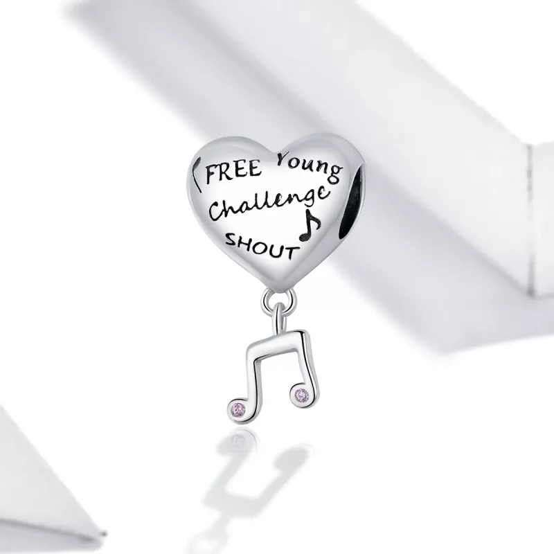 (immagine per) Charm tipo Pandora Messaggio d'amore - SCC1631 - Visualizza 2