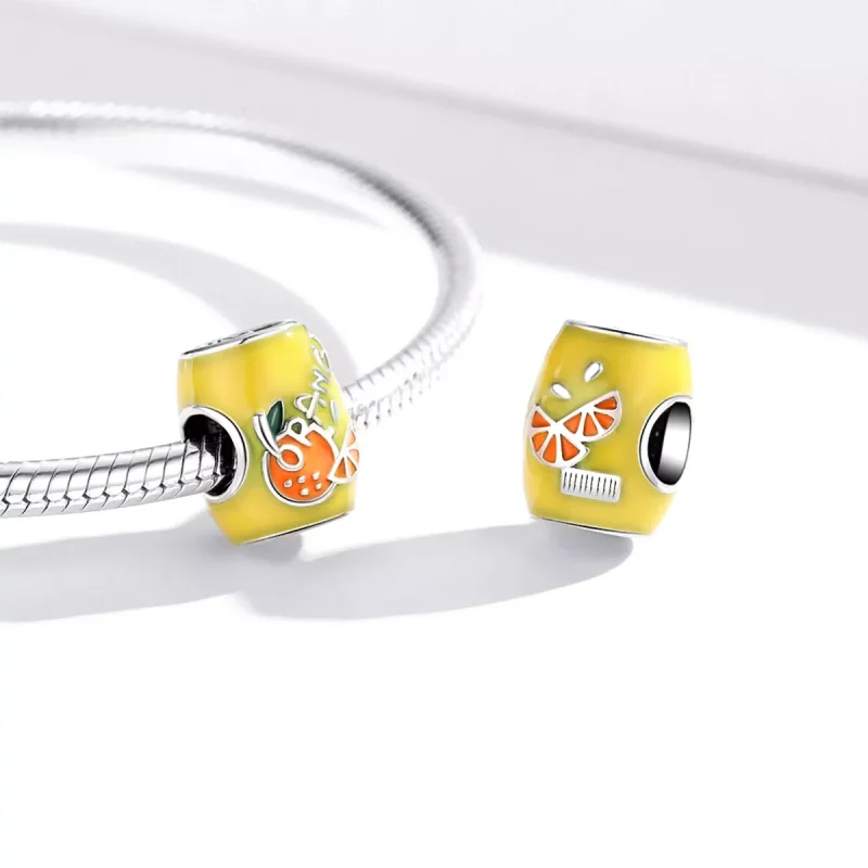 (immagine per) Charm tipo Pandora Mini succo d'arancia - SCC1948 - Visualizza 3