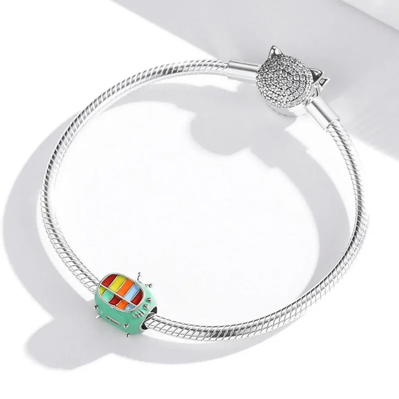 (immagine per) Charm tipo Pandora Mini TV a colori - SCC1861 - Visualizza 3
