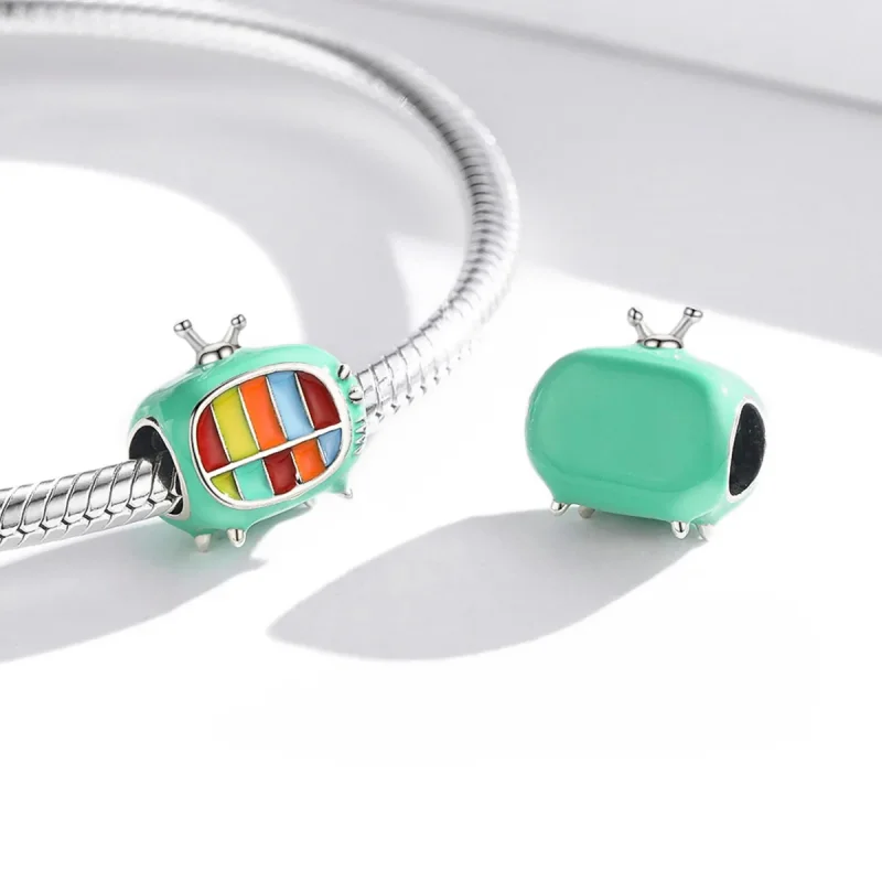 (immagine per) Charm tipo Pandora Mini TV a colori - SCC1861 - Visualizza 4