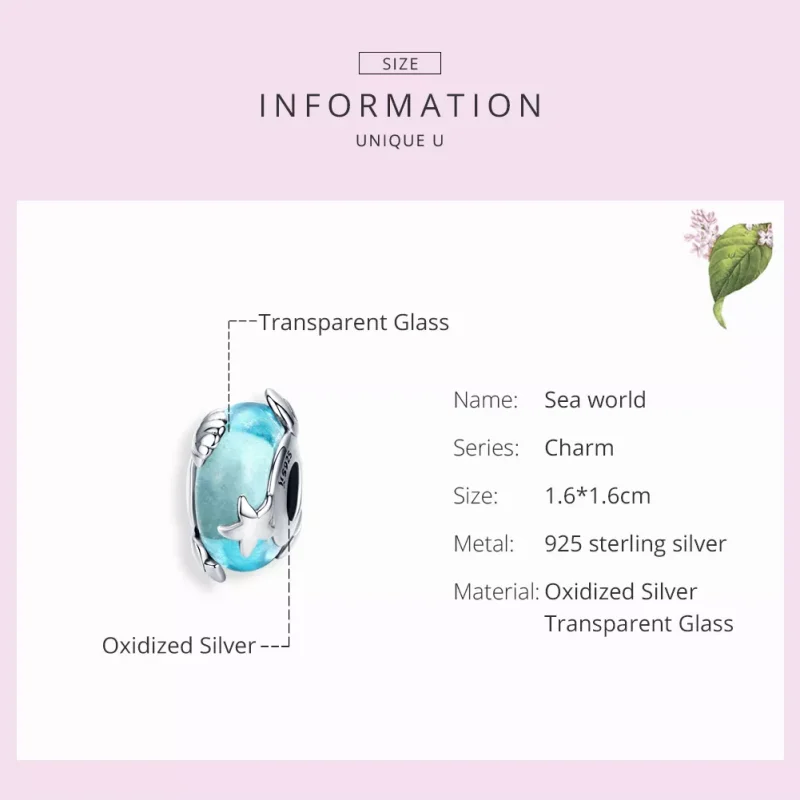(immagine per) Charm tipo Pandora Mondo del mare - SCC1257 - Visualizza 3