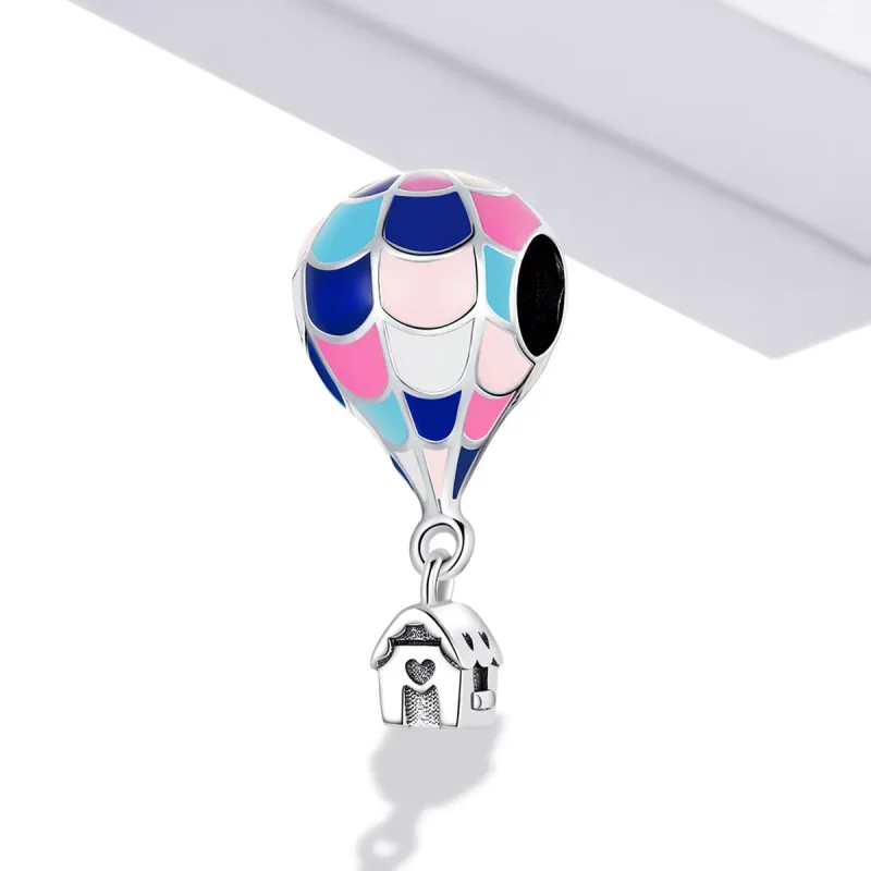 (immagine per) Charm tipo Pandora Mongolfiera da sogno - BSC545 - Visualizza 2