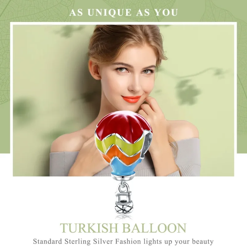 (immagine per) Charm tipo Pandora Mongolfiere turche - SCC867 - Visualizza 6