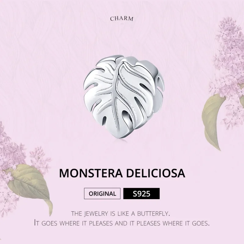 (immagine per) Charm tipo Pandora Monstera - BSC141 - Visualizza 6