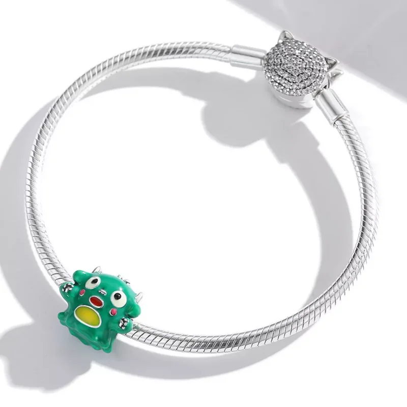 (immagine per) Charm tipo Pandora Mostro carino - SCC2054 - Visualizza 3