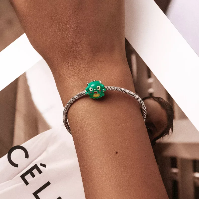 (immagine per) Charm tipo Pandora Mostro carino - SCC2054 - Visualizza 5