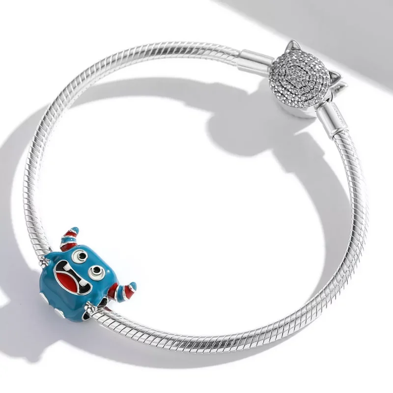 (immagine per) Charm tipo Pandora Mostro carino - SCC2055 - Visualizza 3