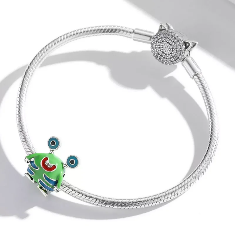 (immagine per) Charm tipo Pandora Mostro dagli occhi grandi - SCC2056 - Visualizza 3