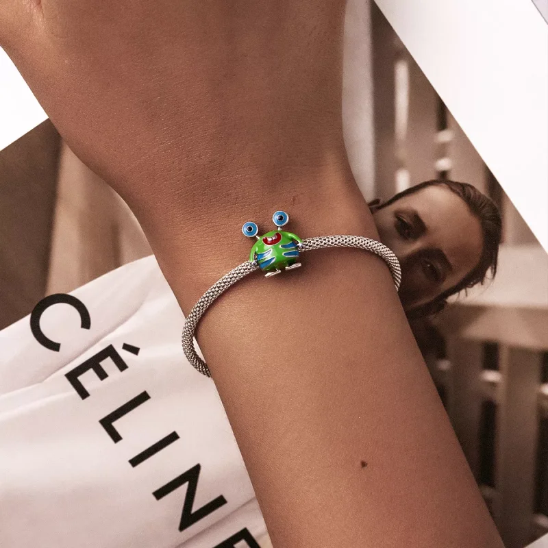(immagine per) Charm tipo Pandora Mostro dagli occhi grandi - SCC2056 - Visualizza 5