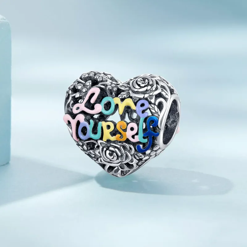(immagine per) Charm tipo Pandora Motivo a cuore - SCC2354 - Visualizza 2