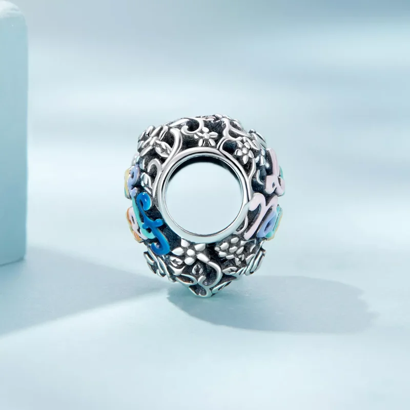 (immagine per) Charm tipo Pandora Motivo a cuore - SCC2354 - Visualizza 3
