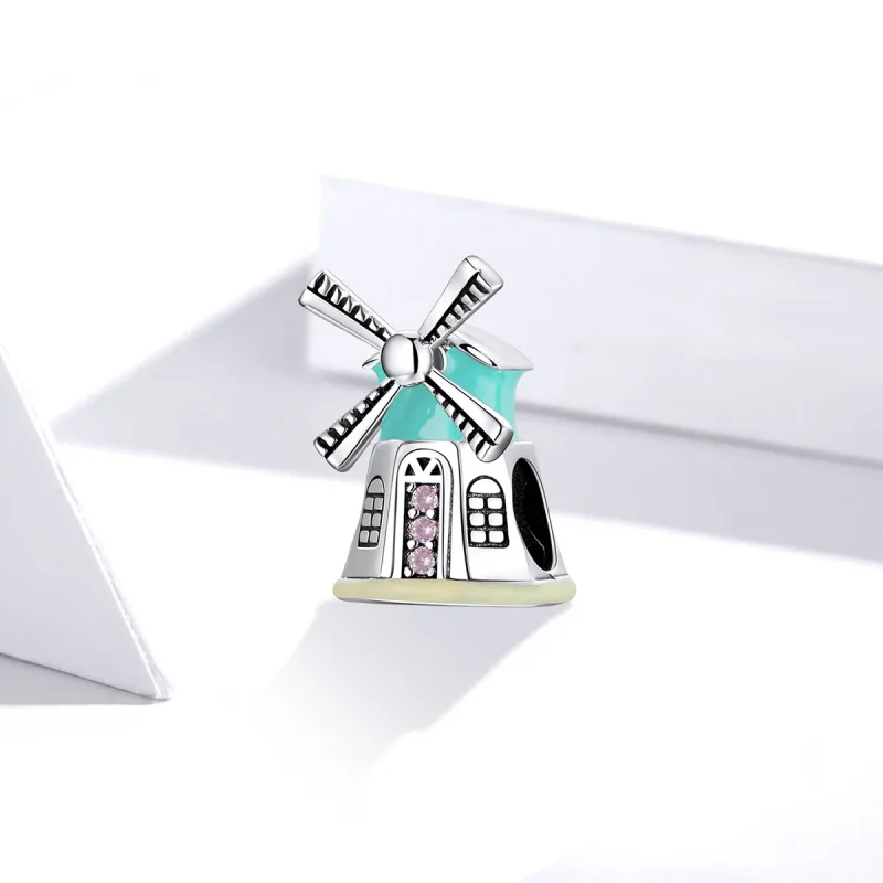 (immagine per) Charm tipo Pandora Mulino a vento - SCC1739 - Visualizza 2