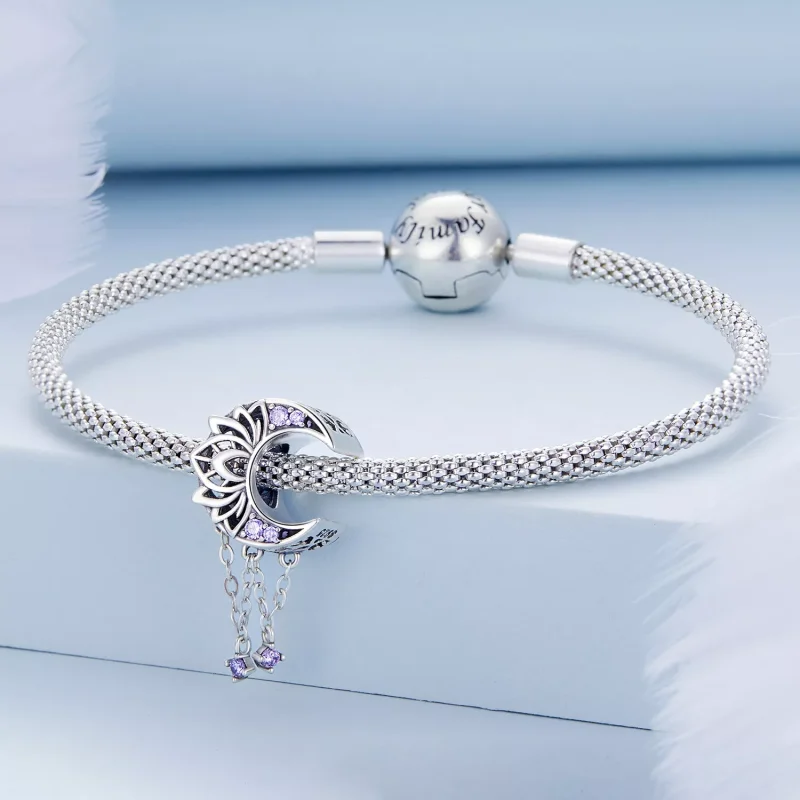 (immagine per) Charm tipo Pandora Nappa lunare - BSC636 - Visualizza 3