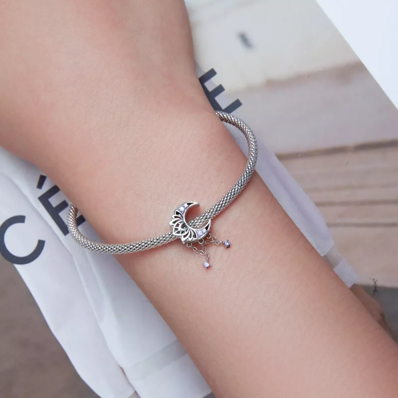 (immagine per) Charm tipo Pandora Nappa lunare - BSC636 - Visualizza 5