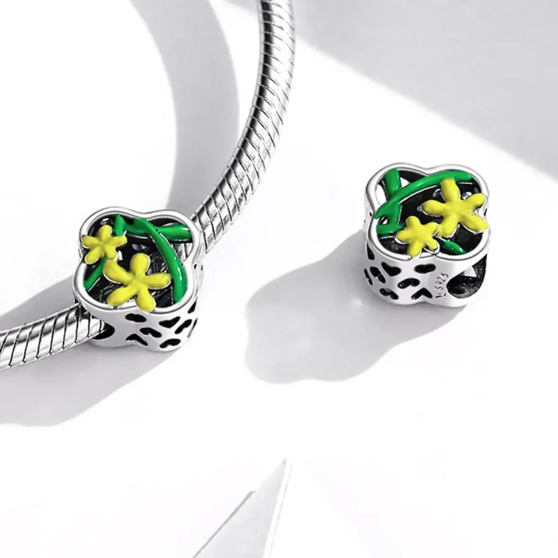 (immagine per) Charm tipo Pandora Narcisi delicati - SCC2021 - Visualizza 4