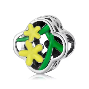 (immagine per) Charm tipo Pandora Narcisi delicati - SCC2021