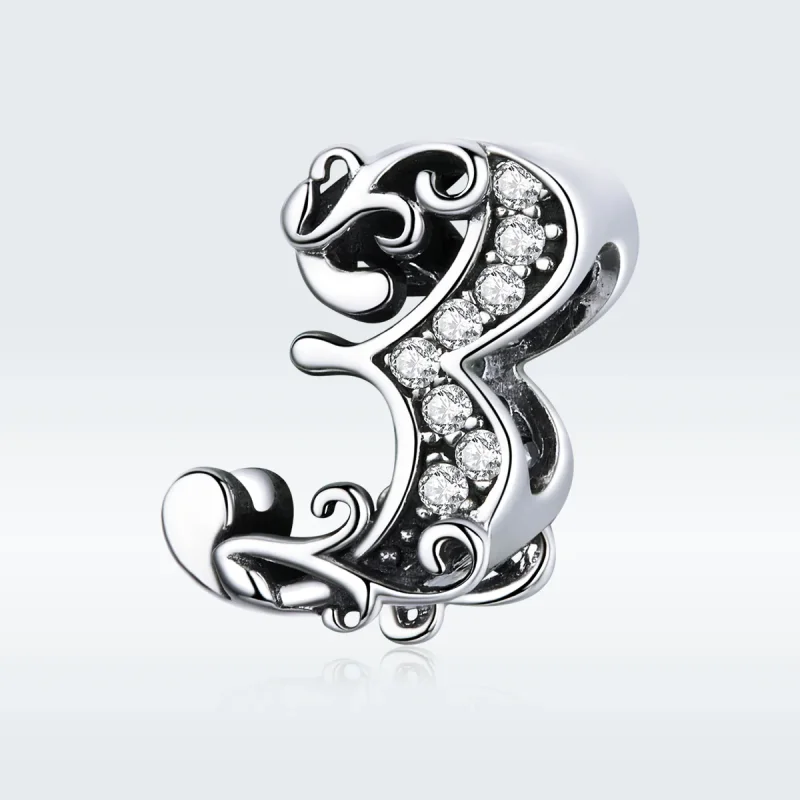 (immagine per) Charm tipo Pandora Numero 3 - SCC1418-3 - Visualizza 5