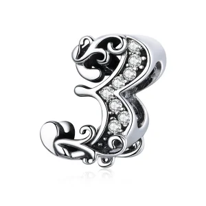 (immagine per) Charm tipo Pandora Numero 3 - SCC1418-3