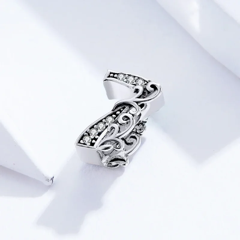 (immagine per) Charm tipo Pandora Numero 7 - SCC1418-7 - Visualizza 2