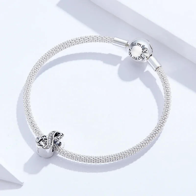 (immagine per) Charm tipo Pandora Numero 8 - SCC1418-8 - Visualizza 3