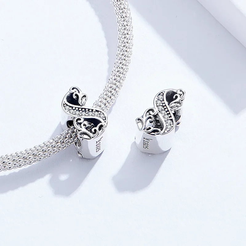 (immagine per) Charm tipo Pandora Numero 8 - SCC1418-8 - Visualizza 4