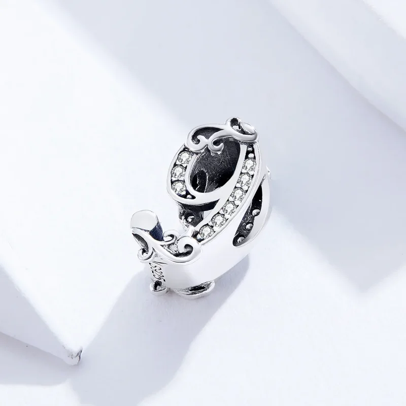 (immagine per) Charm tipo Pandora Numero 9 - SCC1418-9 - Visualizza 2