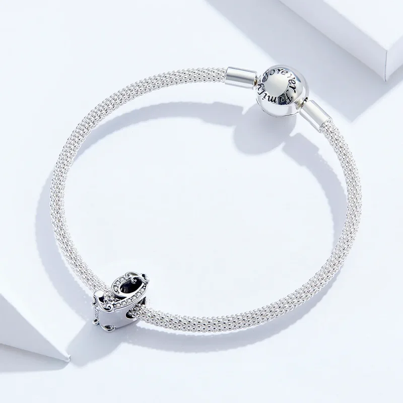 (immagine per) Charm tipo Pandora Numero 9 - SCC1418-9 - Visualizza 3