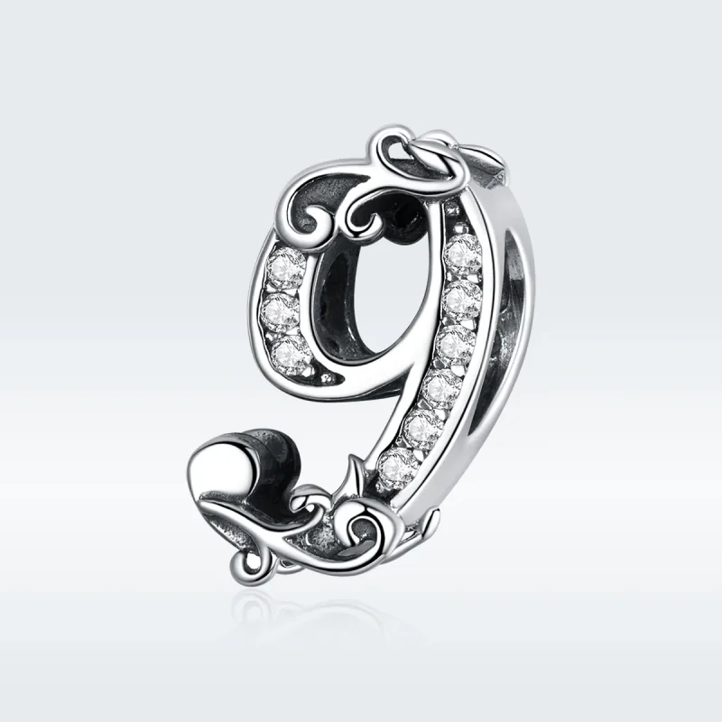 (immagine per) Charm tipo Pandora Numero 9 - SCC1418-9 - Visualizza 5