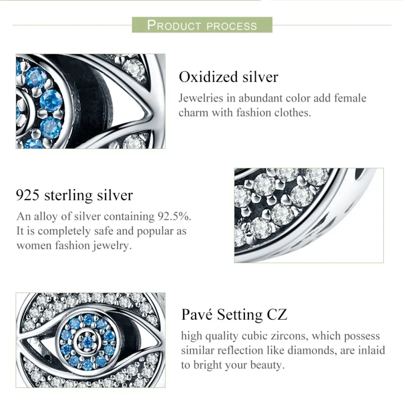 (immagine per) Charm tipo Pandora Occhio custode - SCC565 - Visualizza 6