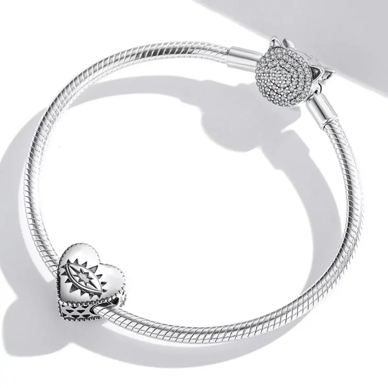 (immagine per) Charm tipo Pandora Occhio di demone del cuore - SCC1987 - Visualizza 4