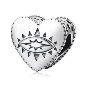 (immagine per) Charm tipo Pandora Occhio di demone del cuore - SCC1987