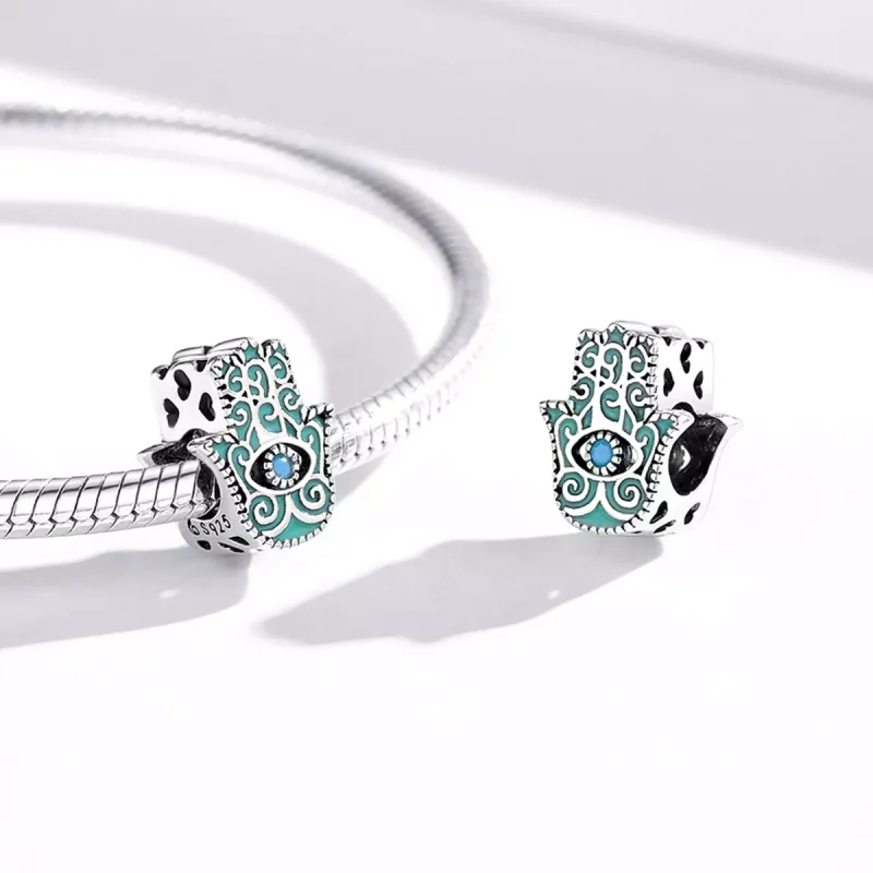 (immagine per) Charm tipo Pandora Occhio di Fatima - BSC510 - Visualizza 3