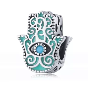 (immagine per) Charm tipo Pandora Occhio di Fatima - BSC510