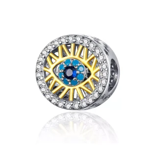 (immagine per) Charm tipo Pandora Occhio fortunato - BSC080
