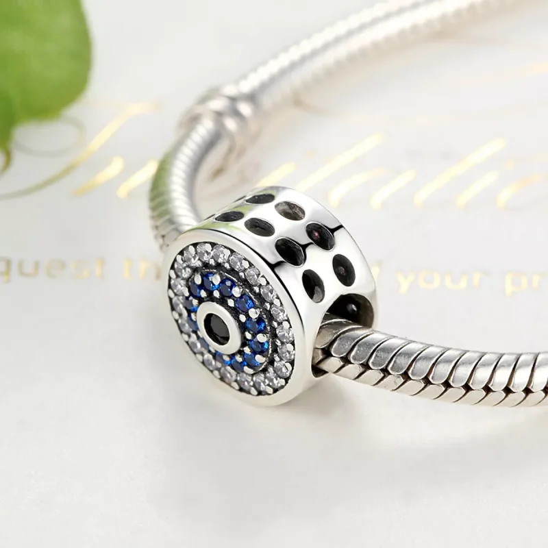 (immagine per) Charm tipo Pandora Occhio scintillante - SCC092 - Visualizza 3