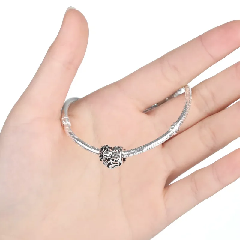 (immagine per) Charm tipo Pandora Openwork Cuori - SCC024 - Visualizza 4