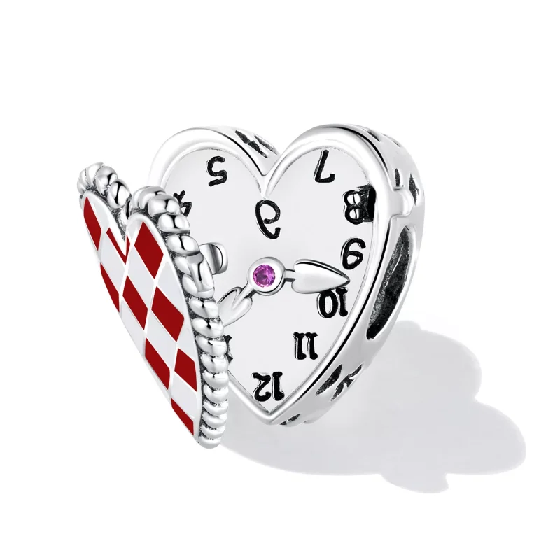 (immagine per) Charm tipo Pandora Orologio d'amore - SCC2245 - Visualizza 2