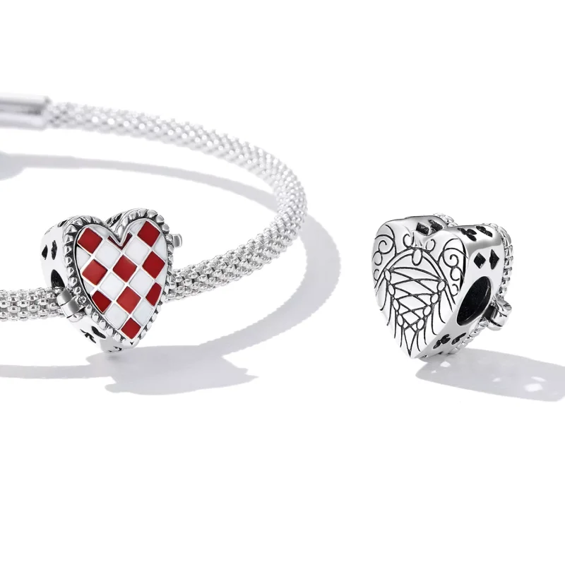 (immagine per) Charm tipo Pandora Orologio d'amore - SCC2245 - Visualizza 4